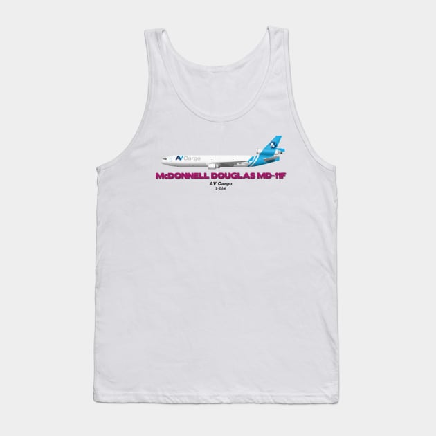 McDonnell Douglas MD-11F - AV Cargo Tank Top by TheArtofFlying